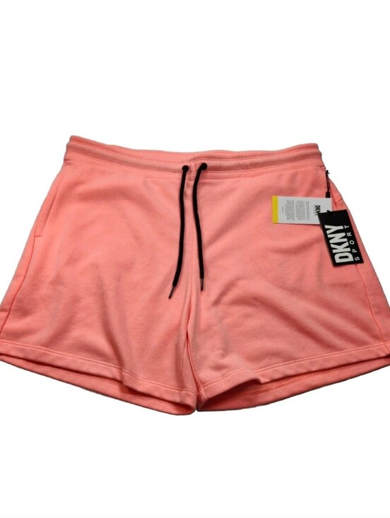 Dkny Pants - DKNY SPORT Womens Size M Sweat Shorts Drawstring Waist Salmon NWT 03